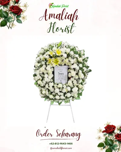 Krans Bunga Duka Cita di Gelarpawitan